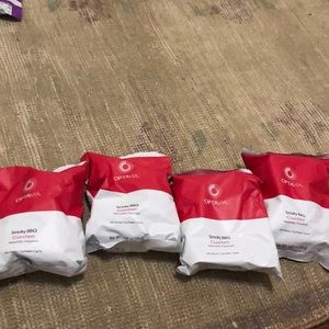 4 Optavia smoky bbq crunchers